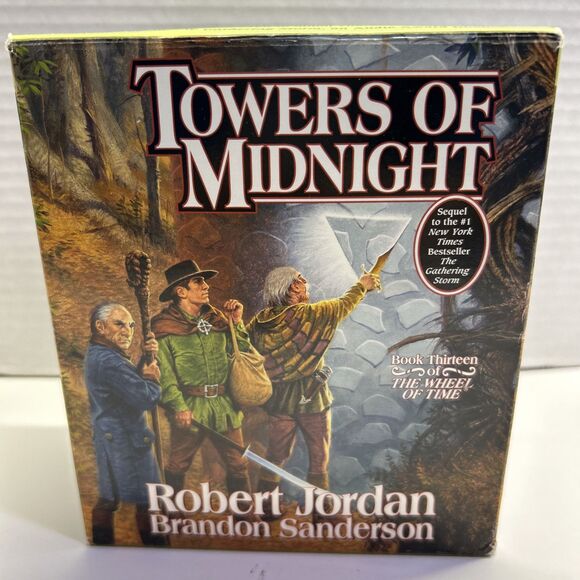 Towers of Midnight : Book 13 Wheel of Time Series By Jordan & Sanderson 30 CDs - Picture 1 of 8